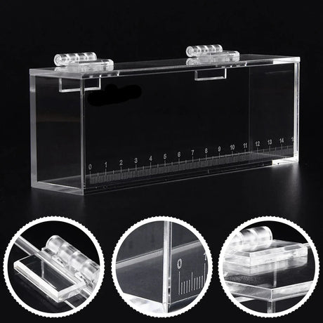 Fish Viewing Box Acrylic Material Isolation Box Betta Fish Aquarium Breeder Fish Tank Hatching Incubator Fish House Home Clear