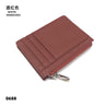 Personalize Initials Mini Wallet 100% Genuine Leather Zipper Coin Purse Card Holder For Men Women Custom Letters Gift Money Bag