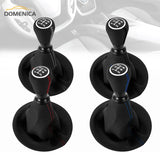 Car Gear Shift Knob Lever Shifter Stick Gaiter Boot Cover PU Leather for Citroen Berlingo III MK3 for Peugeot Partner 2008-on