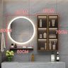 Metal Washbasin Bath Dressing Mirrors Bathroom Cabinet Storage Drawer Display Bath Mirror Wall Shelf Smart demist Room Furniture