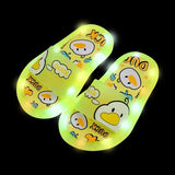 Cartoon Unicorn Animals luminescence Shoes Children’s Boys Girls Slippers Lighted Fashion Cute Shoes Toddler Slippers For Kids