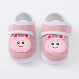 Newborn Baby Boy Girls Shoes Spring Autumn Lovely Floral Embroidery Anti-Slip Sneaker Crib Shoes Soft Cotton Cute First Walkers