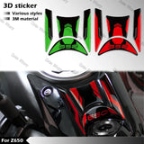 Z650 3D Ignition lock Key Area Protection Sticker Decals For Kawasaki Z650 Z 650