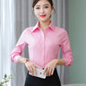 White Shirt Woman 6XL Plus Size Blouse Office Lady Pink Shirt Long Sleeve Women Shirts and Blouss Korean Fashion New Ladies Tops