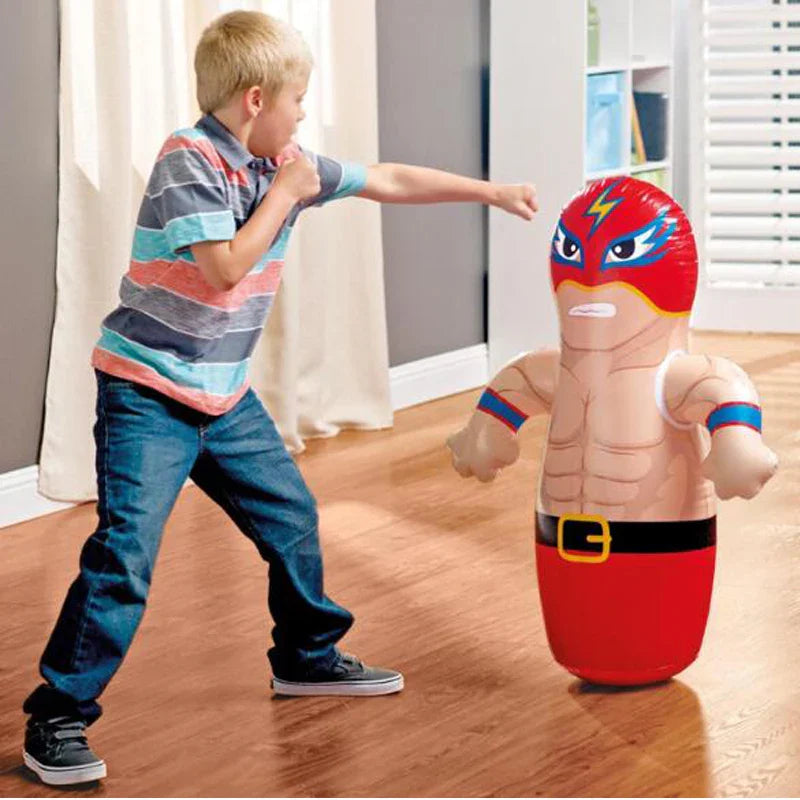 1PC Parent Child Toys Kids Tumbler Boxing Inflatable Punching Bag Children Games Sport Toys for Boys Girls 5 6 7 8 9 10 Years