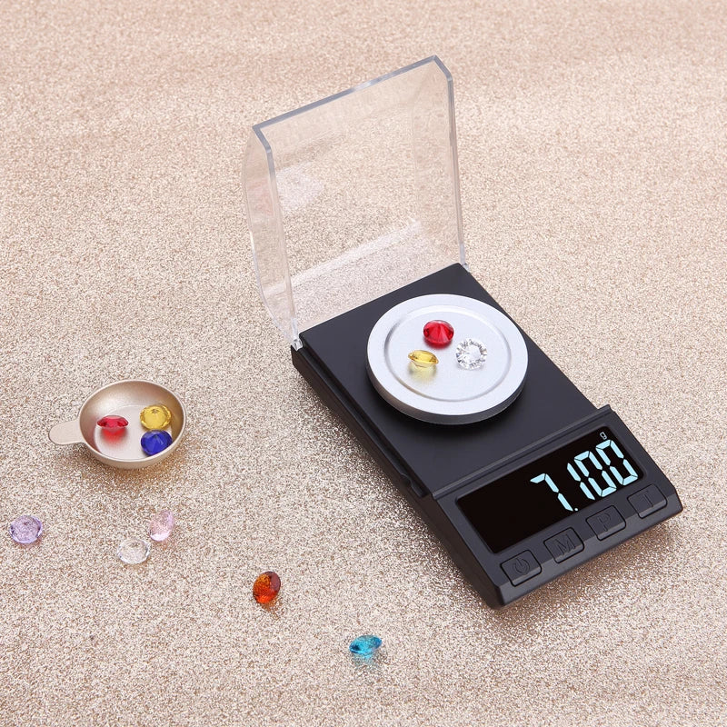 100g/50g/20g 0.001g Precision Scale For Jewelry Gold Herb Lab Weight Milligram Scale Electronic Balance Digital Accurate Scale