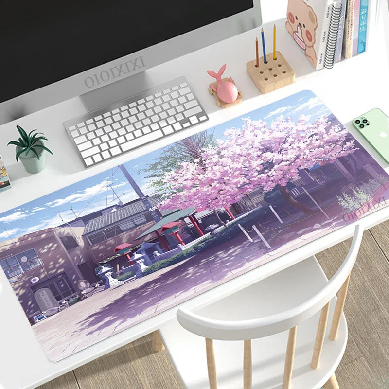 Mouse Pad Gaming Anime Street XL Computer HD New Mousepad XXL keyboard pad Natural Rubber Soft Office Accessories Mice Pad