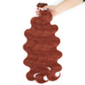 White Body Wave Hair Bundles Synthetic Natural Weave Hair Color #4 Brown Piano Blonde Pink Purple  Blue Hair Extensions