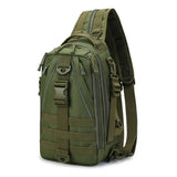 Camouflage Tactical Backpack For Men Multi Functional Outdoor Travel Mountain Rucksack Youth Cycling Chest Bag Male Fishing Bags