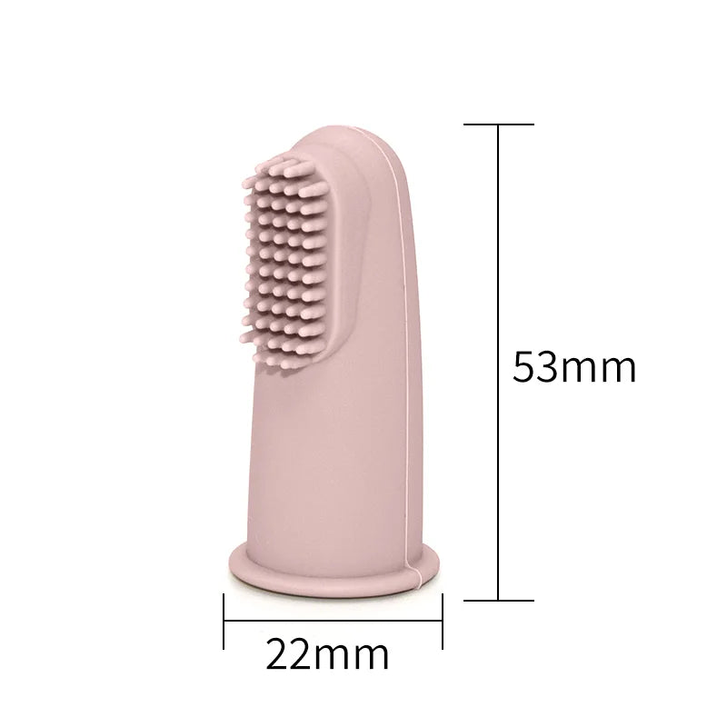 Silicone Baby Soft Finger Toothbrush BPA Free Silicone Baby Teeth Cleaning Brush Food Grade Silicone Oral Health