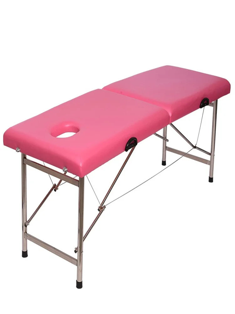 60x65x180cm Portable Massage Table Professional Foldable Beauty Spa Tattoo Therapy Couch Bed Salon Furniture Lightweight