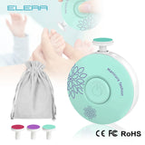 ELERA Baby Electric Nail Trimmer Kid Nail Polisher Tool Baby Care Kit Manicure Set Easy To Trim Nail File Clippers For Newborn