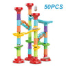 Marble Run Race Track Building Blocks Kids 3D Maze Ball Roll Toy DIY Educational Marble Run Race Coaster Set For Children Gifts