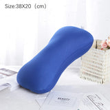 Bone Shape Roll Pillow Mini Cushion Microbead Back Sofa Cushion Throw Cozy Pillow Travel Home Office Sleep Neck Support Pillow