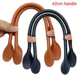 2 Pcs Detachable PU Leather bag Handle Lady Shoulder Bag DIY Replacement Accessories Handbag Band Handle Strap Band