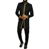 Men's Designer Clother Luxury Brand Clothing For Male African Traditional Outfit Dashiki 2Pc Elegant Men Suits Full Pant Sets