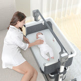 Baby Sleeping Bed Rocking Newborn Bed Infant Beside Sleep Portable Travel Co-sleeper Mini Crib