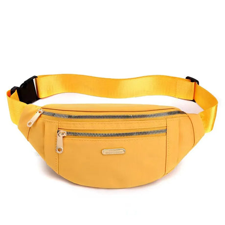 New Women Waist Bags for Women Oxford Leisure Color Chest Bag Shoulder Crossbody Waist Bags Handbags Female Messenger Belt Bags