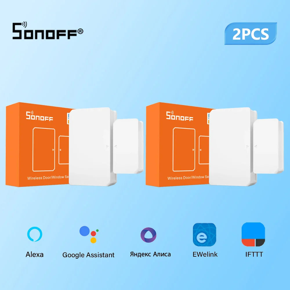 1-10pcs SONOFF SNZB-04 Zigbee Door Window Alarm Sensor For eWelink Smart Security ZBBridge Required Work With Alexa Google Home