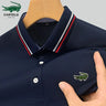 2023 High quality men's spring and summer new  polo shirt top, business leisure sports short-sleeved T-shirt s-5xl