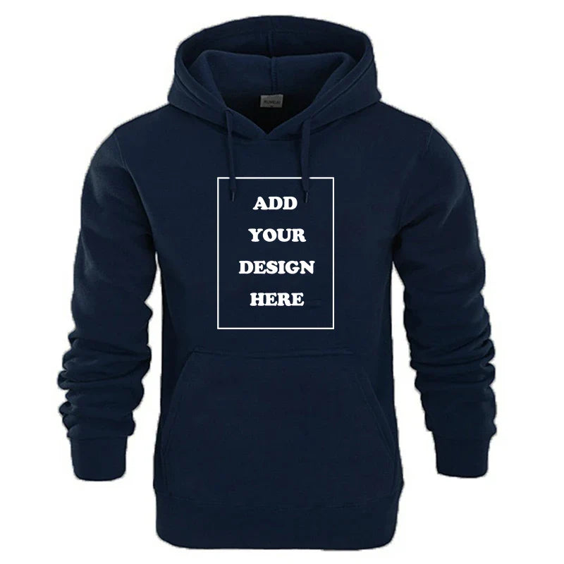 Customized Men Sweatshirt Pullovers Men's Pullovers Custom Hoodie Personalized Logo Badges Custom Top Unisex Sweetshirts S-4XL