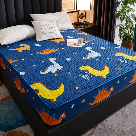 Bedcover waterproof stretch breathable mattress cover Bedroom living room cartoon waterproof mattress protective cover