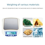 1000g/0.01g Electric Scales High Accuracy Portabl Digital LCD Electric Balance Scale For Foods Gold Jewelry Tea Weighing Tools