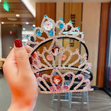 Disney Frozen Headband Girls Crown Hairband Hair Accessories Elsa Cute Fashion Cartoon Girl Princess Birthday Headhoop