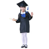 Bazzery Children's performance clothing Academic dress gown Unisex Kindergarten Dr. cloth graduated Bachelor suits Dr. cap