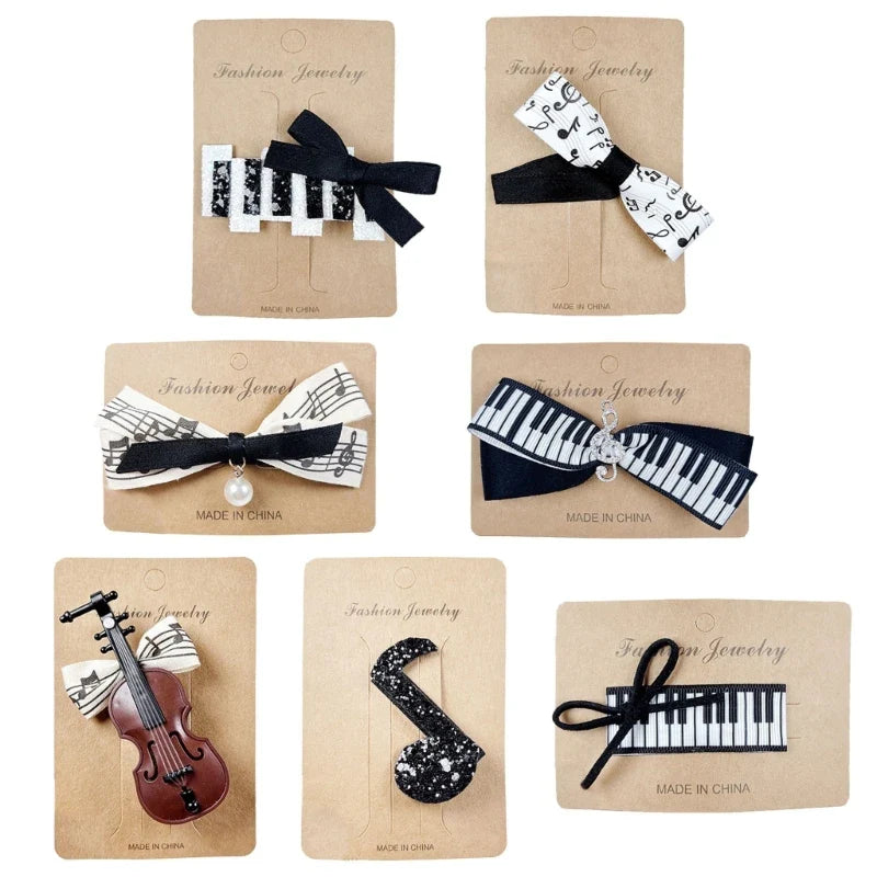 Hairpin Hair Clips Violin Musical Note Hair Clip for Girls Kids Hair Accessories