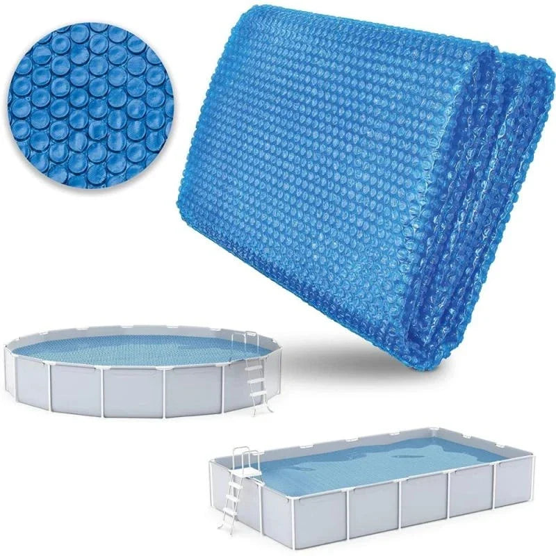 Swimming Pool Cover Rectangular/Round Pool Bubble Cover Heat Insulation Dustproof Canvas For Pool Blanket Pool Accessories