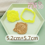 Genshin Impact Neuvillette Cake Tool Animal Cookie Cutter Christmas Cutters Biscuit Stamp Fondant Mould Baking Sugarcraft Molds