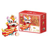 Chinese Lion Dance Building Blocks Mascot Assemble Small Particle Model Bricks Children's Puzzle Toy Creative Christmas's Gifts