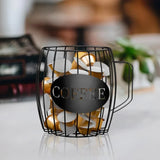 Desktop Coffee Capsule Holder for Nespresso Accesorios  Durability Coffee Pods Organizer for Home Kitchen Bar Coffeeware Teaware