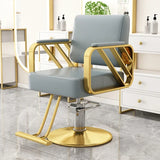 Gold Salon Beauty Barber Chair Luxury Personalized Lifter Classic Chair Swivel Cheap Minimalist Fashionable Cadeira Furniture