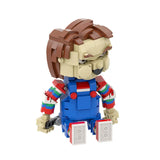 BuildMoc Horror Movie Child's Play For Chuckyed Building Blocks Classic Killer Doll Model Bricks Toys Adult Kids Halloween Gifts