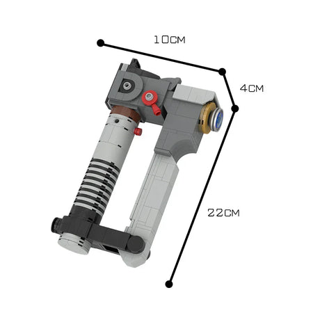 BuildMoc Darksaber Lightsabers Sword Building Blocks Set Dueling Blaster Laser Movie Figures Combat Weapon Bricks Kid Toys Gifts