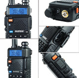 Baofeng UV 5R Walkie Talkie True 8W Portable Ham CB Radio Dual Band VHF UHF FM Transceiver Two Way Hunting Radios UV82 UV9R Plus