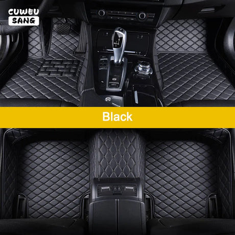 CUWEUSANG Custom Car Floor Mats For BMW 3 E90 2004-2012 Years Auto Accessories Foot Carpet