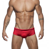 WY83 sexy bright solid color low waist tight men swimwear boxer surf bikinis swim trunk briefs swimsuits pool men beach shorts