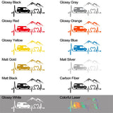 Various Sizes Camper Van Vinyl Decal Car Mountain Style Sticker Waterproof Auto Decoration on Car Body Bumper Rear Window Laptop