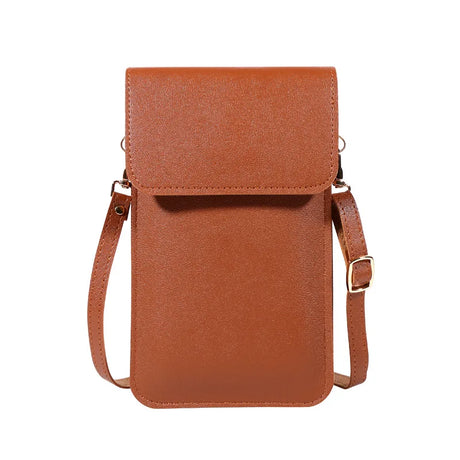 2023 Bag for Women Phone Shoulder Bag Touch Screen Cell Phone Purse PU Leather Crossbody Bag Handbag Card Holder Messenger Bag