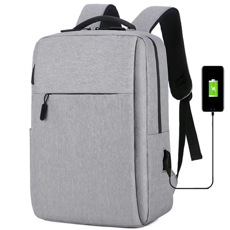 Business backpack, men's backpack, Korean version, trendy travel bag, casual female student backpack, minimalist and fashionable