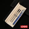 Luxury Metal Gel Pens In Gift Box Custom Logo Office & School Supplies Business Gift Box Packaging Roller Pen stationary