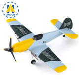 JIKEFUN RC Airplane 2.4GH 4CH 150mm Z61 Wingspan 3-Axis One Key U-Turn Aerobatic Xpilot Stabilization System EPP Rc Plane Toys