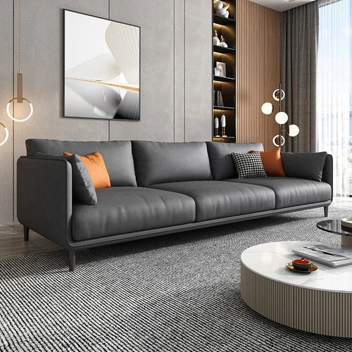 Organizer Design Living Room Sofas Reading Italiano Leather Lounge Futon Couchs Theater Nordic Sofa Para Sala Home Furnitures