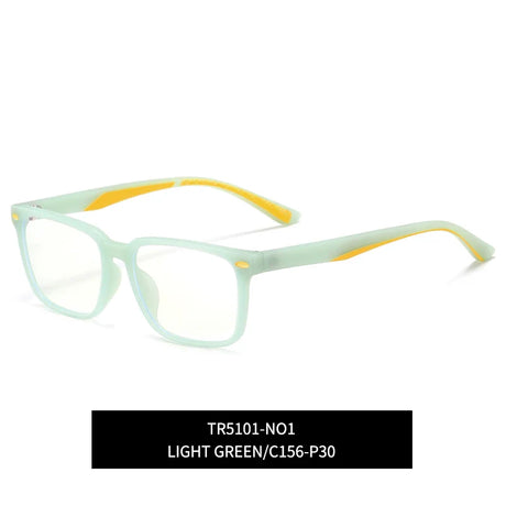 VICKY TR Classic Square Children‘s Sweet Candy Colored  Anti-blue Light Glasses Myopia Hyperopia Customizable Prescription 5101