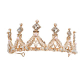 Kids Girls Crystal Tiaras and Crown Headbands Bridal Ball Princess Crown Wedding Party Accessories Hair Accessories