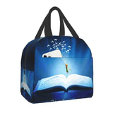 Custom The Little Prince Birds And Stars Lunch Bag Men Women Thermal Cooler Insulated Lunch Box for Adult Office