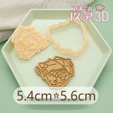 Genshin Impact Neuvillette Cake Tool Animal Cookie Cutter Christmas Cutters Biscuit Stamp Fondant Mould Baking Sugarcraft Molds